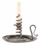 Usa-made Hans-forged Courting Candle Holder