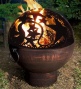 Weather-resistant Large Exterior Orion Fire Bowl With Cutouts