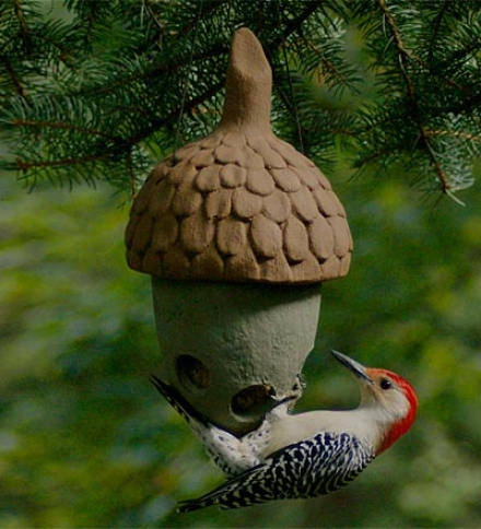 Usa-made Acorn-shaped Suet Feeder For Songbirds