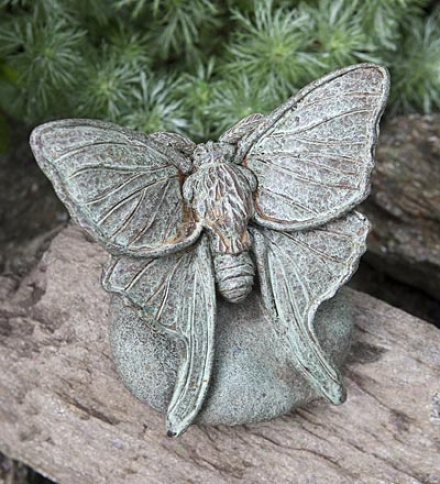 Us-amade Handcrafted Cast-stone Lunar Moth