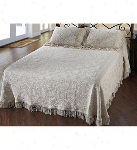 Usa-made Queen Eluzabeth 100% Cotton-wool Matelasse Textured Standard Sham