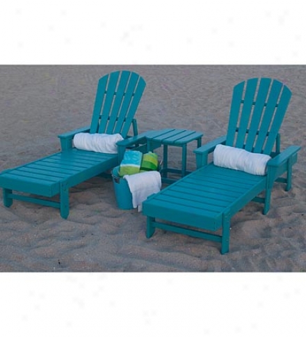 Usa-made South Beach Poly-wood&#153; Outdoor Chaise