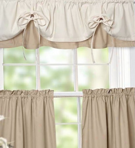 Versa-tie Valance With Adjustable Drawstrings