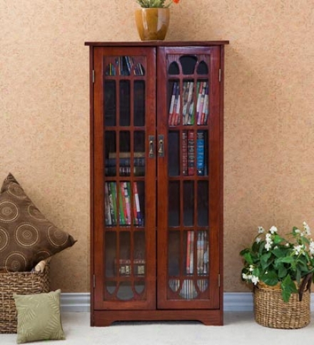 Window Pane Media Cabinet