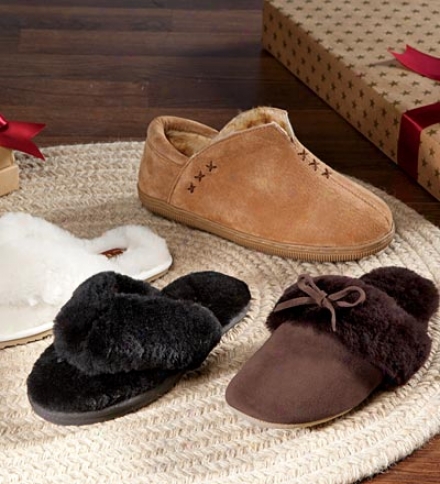 Women's Fleece Bootie-style Slippers