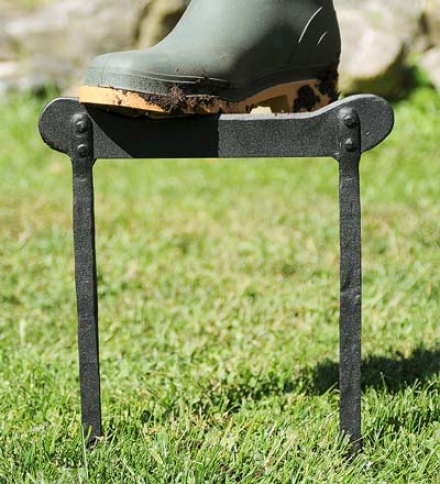 Wrought Iron Powder-coated Boot Scraper