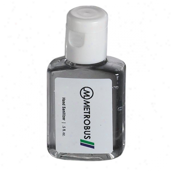 0.5 Oz. Unscented Clear Sanitizer - Next Day Service