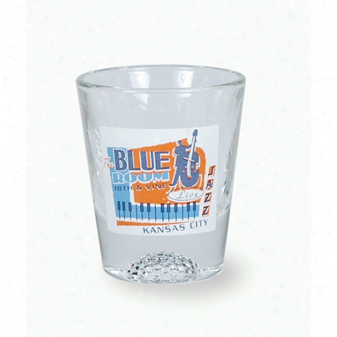 1 1/2 Oz. Golf Sports Glass Shot