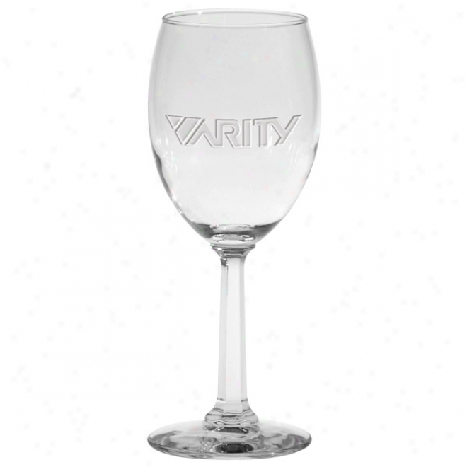 10 Oz. Deep Etched Napa Valley Goblet-0ptic Stem