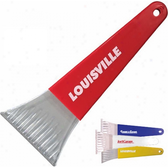 10" Heavy-duty Ice Scraper - Flat Side Imprint