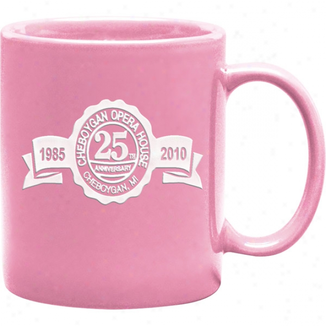 11 Oz.deep Etched Pink Hampton Mut