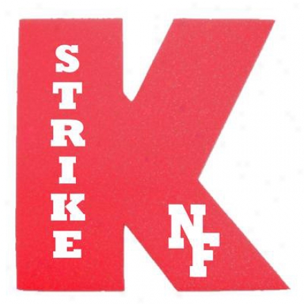 12" Foam Strike-k   Foam Letter "k"