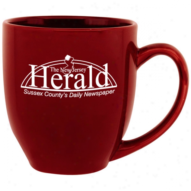 14 Oz. Solid Maroon Bistro Mug