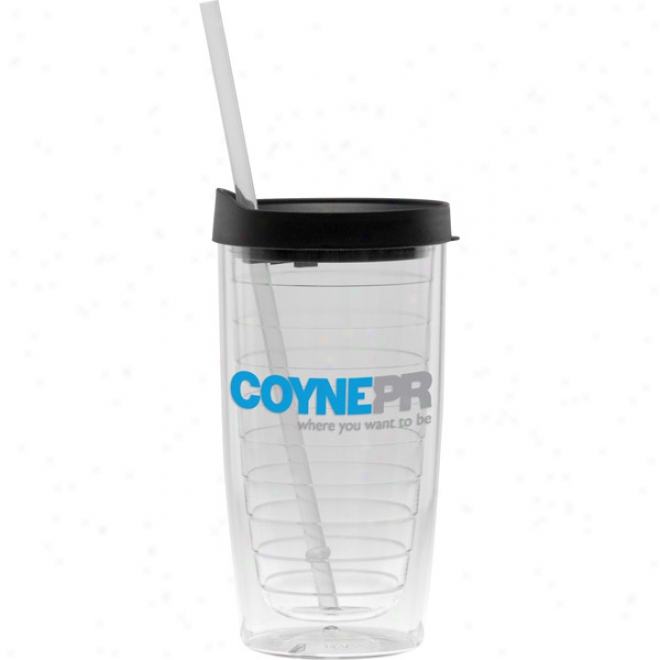 15 Oz Clear Bpa Free Tumbler And Straw