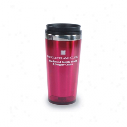16 Oz. Acrylic Tumbler Black With Stainless Liner