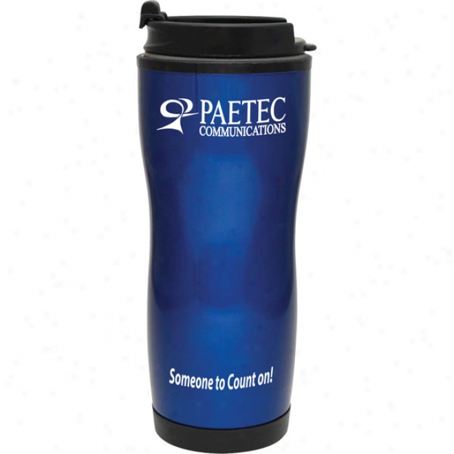 16 Oz. Blue Steel Travelmate Tumbler