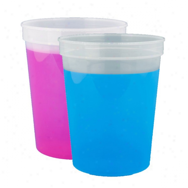 16 Oz Color Changing Smooth Stadium Cup