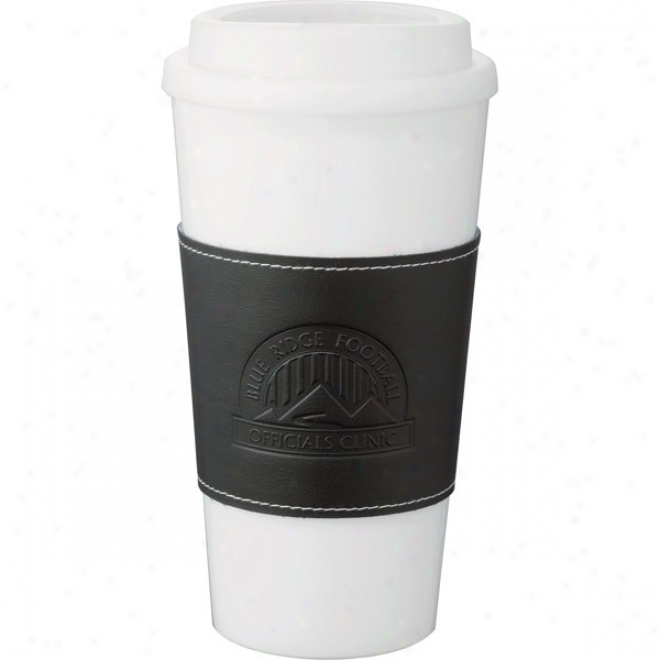 16 Oz Double Wall Plastic Tumbler With Wrap