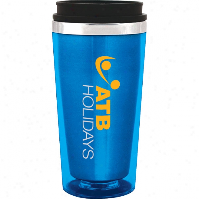 16 Oz. Ocean Blue Steel City Camino Tumbler