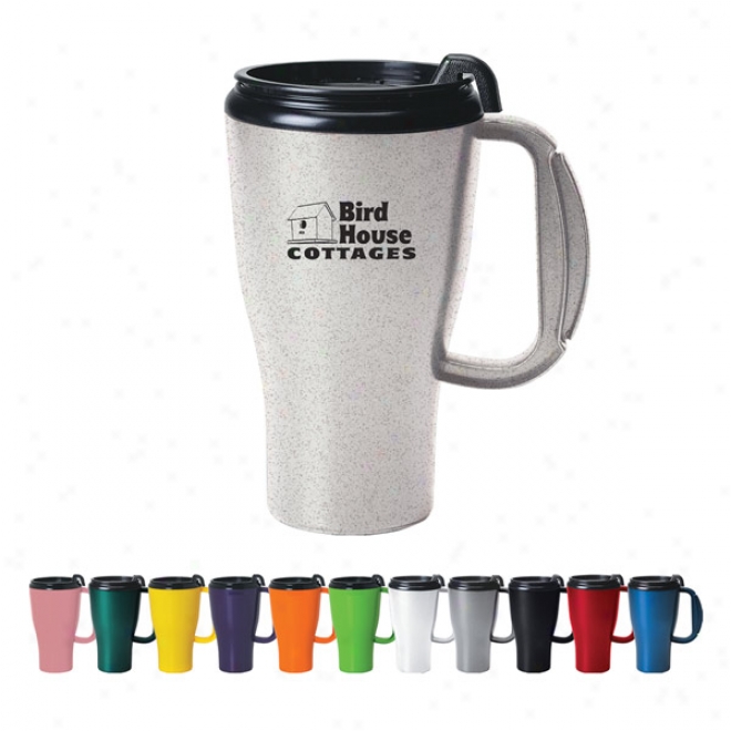 16 Oz. Omega Mug With Slider Lid