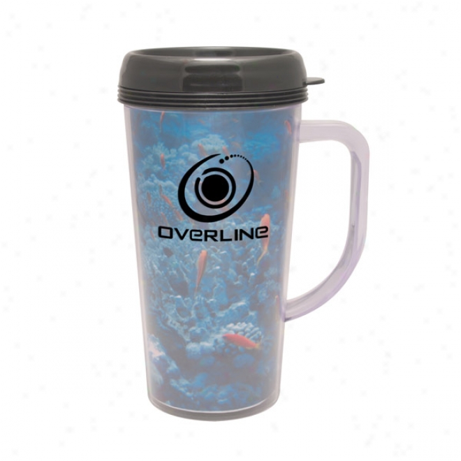 16 Oz Photo Travel Mug