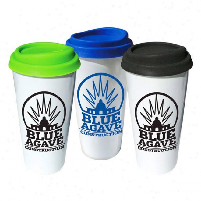 16 Oz. Plastic Tumbler With Silicone Ljd
