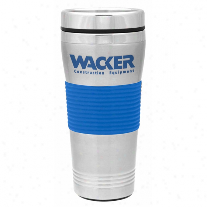 16 Oz. Stainless Steel Tumbler With Livid Rings