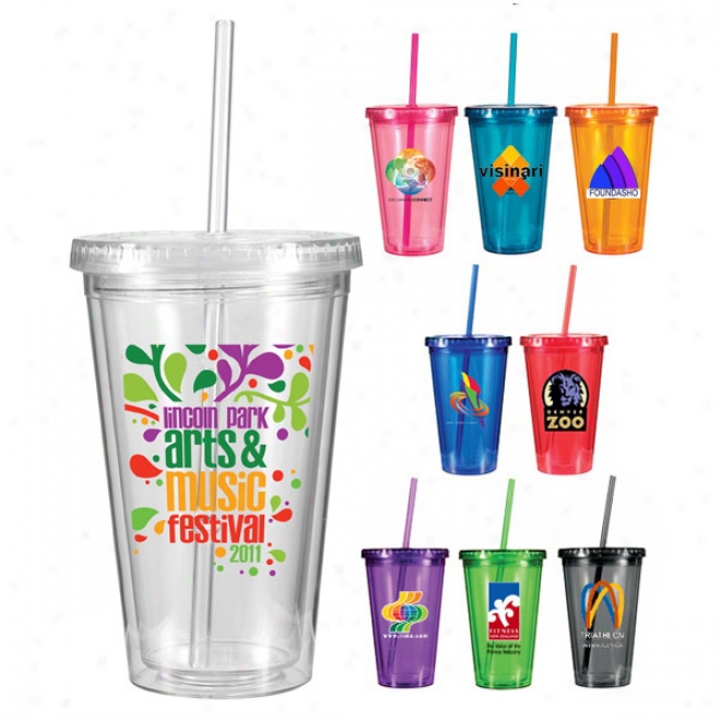 16 Oz. Conquest Acrylic Tumbler, Full Color Digital