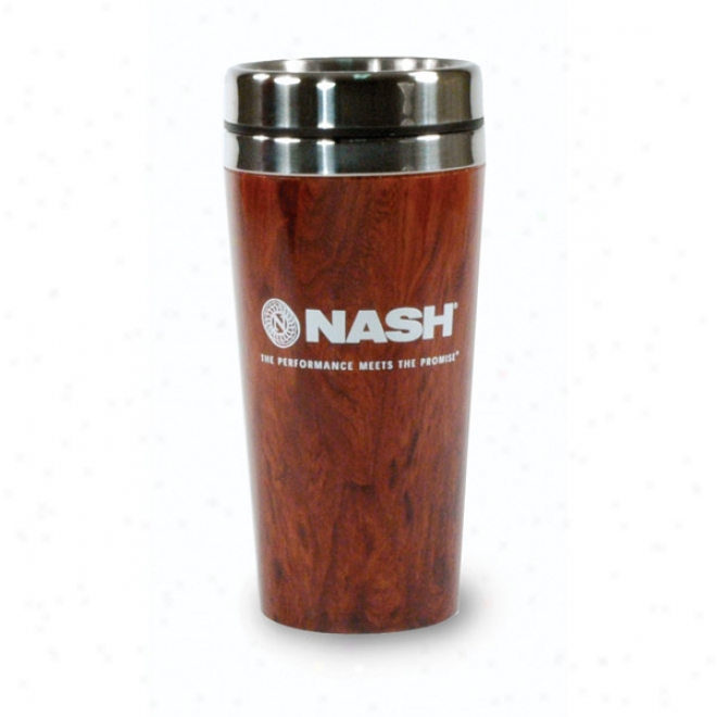 16 Oz. Woodgrain Tumber With Stainless Liner