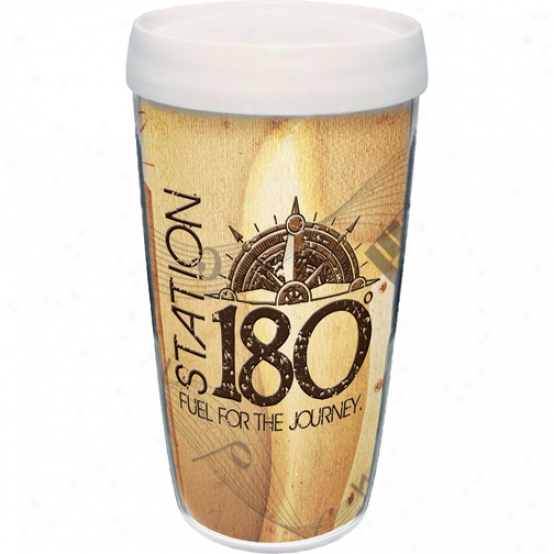 16oz Thermal Travel Tumbler With 4-color Process Insert