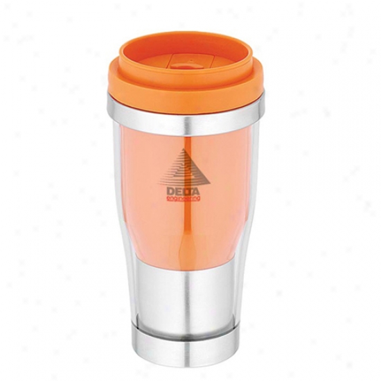 16oz Tumbler With Clear Acrylic Outer With Plastic Linner