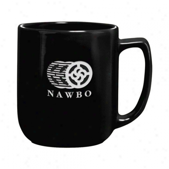 17 Oz. Deep Etched Black Noble Mug