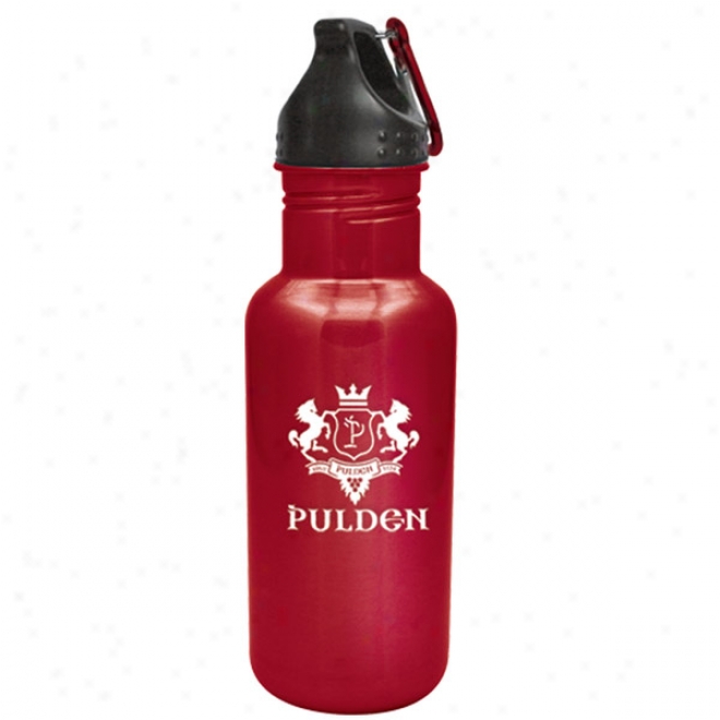 17 Oz Red Bpa Free Stainless Steel Bottle