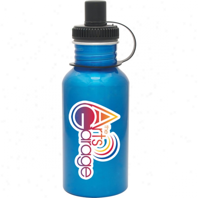 19 Oz Bpa Free Blue Oasis Bottle W/digital Process