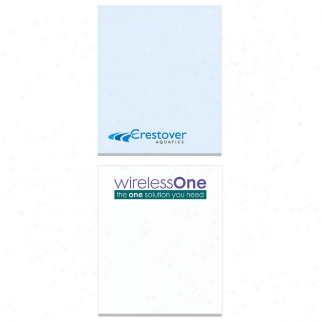 2 1/2" X 3" Adhesive Notepads  50 Sheet Pad