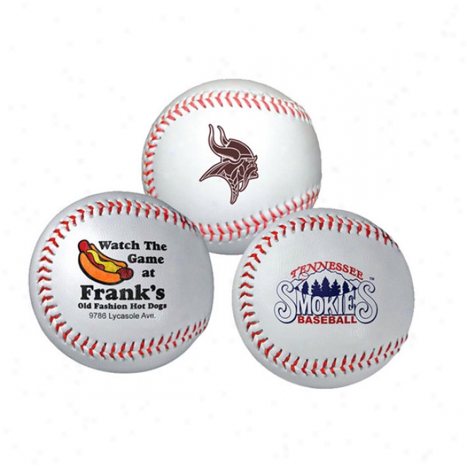 2 5/8" Diameter Synthetic Leather Cork Core Baseball