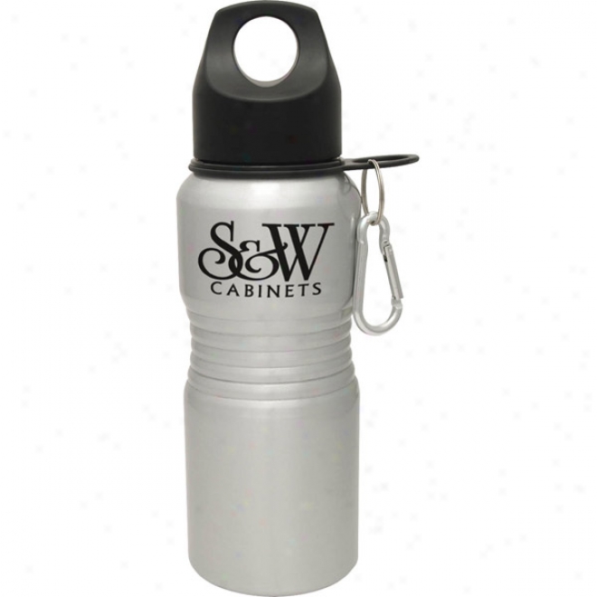 20 Oz. Silver Aluminum Zuma Collection Bottle