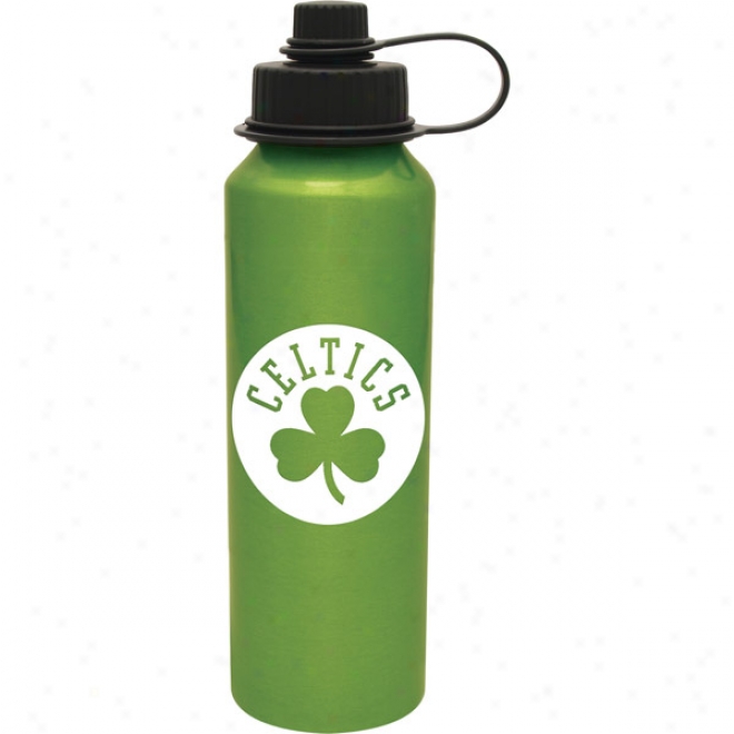 20 Oz.. Usa Made Bpa Free Aluminum Bottle - Green