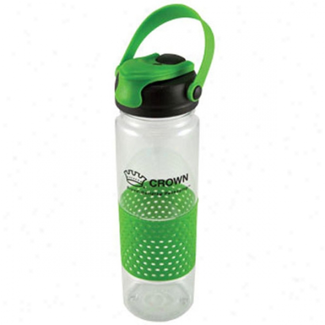 24 Oz Polycarb "sports Wrap" Bottle