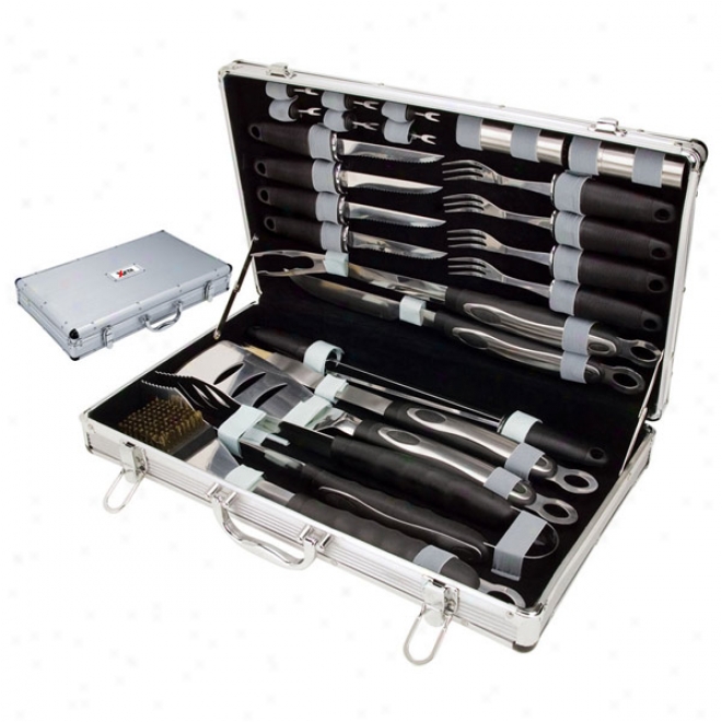 24 Pc. Executvie Bbq Set