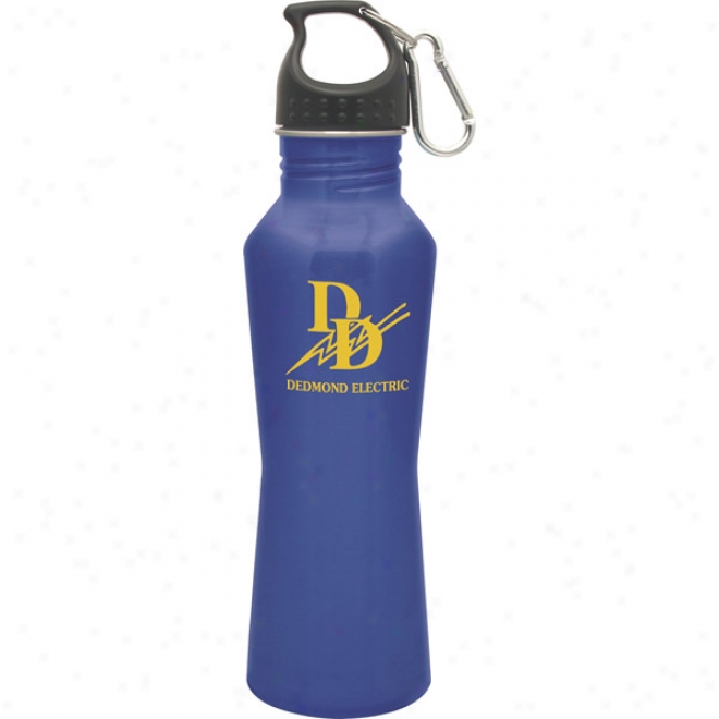 25 Oz. Bayside Blue Stainless Steel Bottle