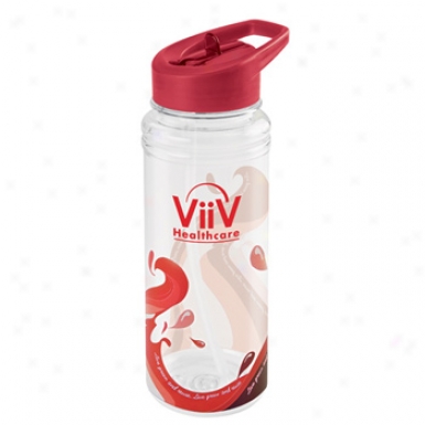 25 Oz. Clear Wave Water Bottle