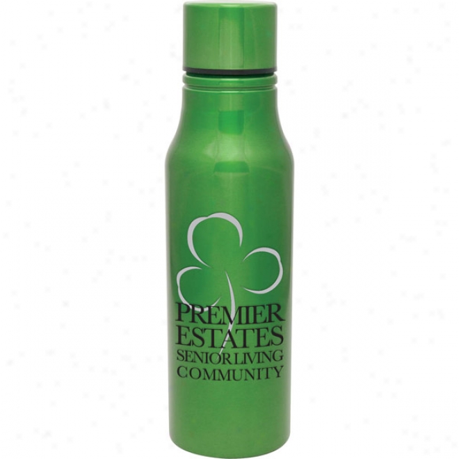 26 Oz Stainless Steel Green Bottle