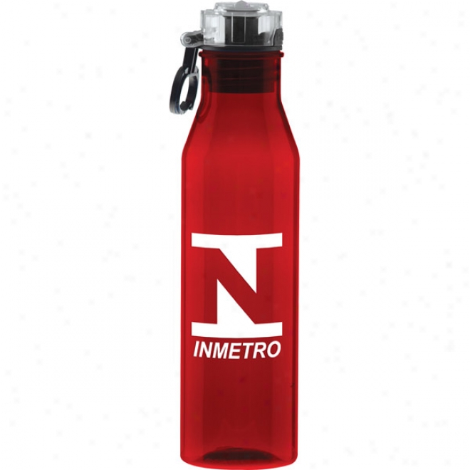 27 Oz Tritan Red Flip N Sip Waterbottle