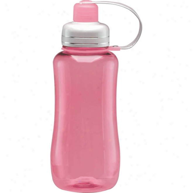 28 Oz. Pink Silver Top Bpa Frree Bottle