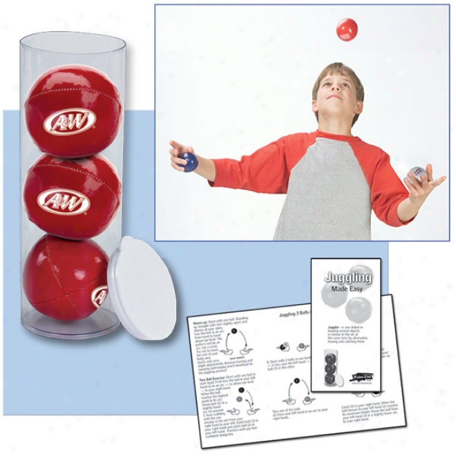 3-ball Juggling Set In Case