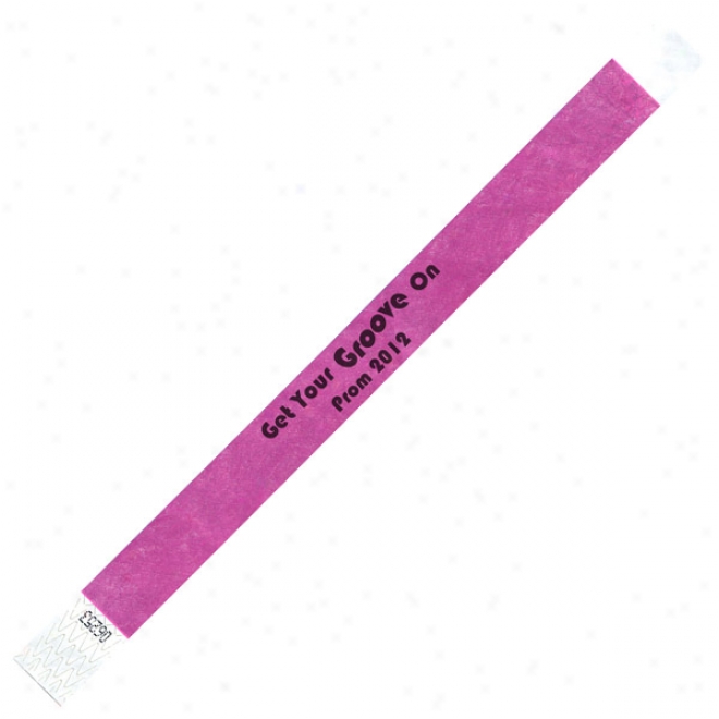 3/4" Metallic Tyvek Wristband