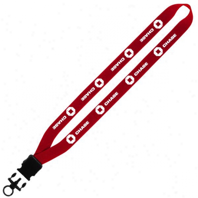 3/4" Stretchy Elastic Lanyard With Plastic Snap-buckle Liberation And O-ring