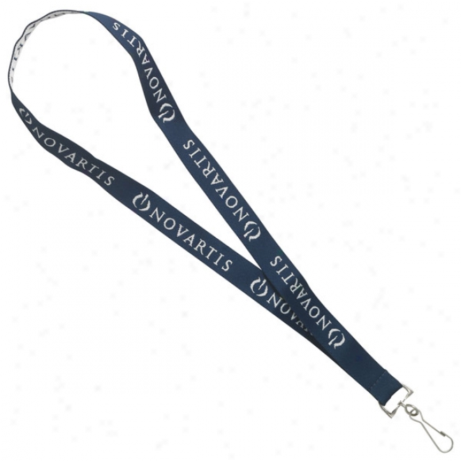 3/4&qot; Woven Polyester Lanyard