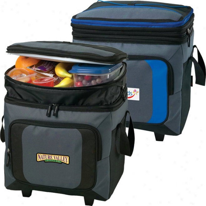 36 Can Roller Cooler W/storage